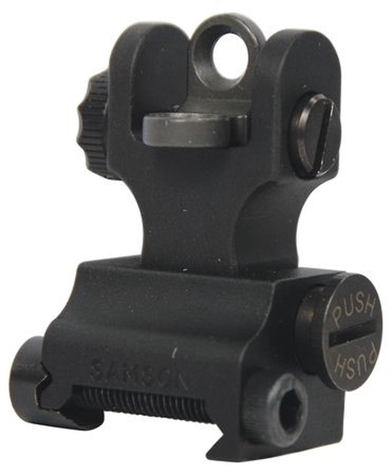Samson A2 Style Folding Rear Sight Dual Aperture AR-15
