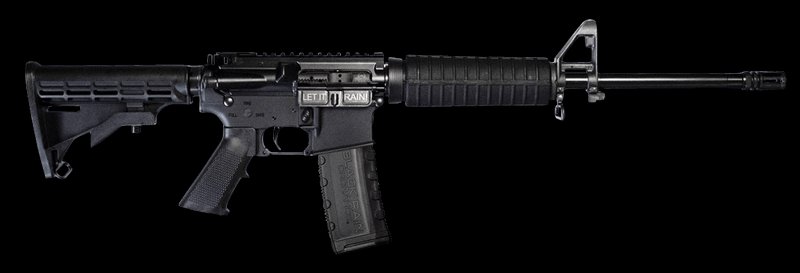 Black Rain Ordnance Spec15 A2 AR-15 Rifle 16 Inch 5.56 NATO Black Finish