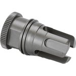 Griffin Armament DUAL-LOK Minimalist Flash Hider Suppressor Mount 5.56mm 1/2"-28 Thread Titanium Black