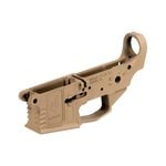 Warrior Systems 7015204 AR-15 Billet Stripped Lower Receiver Flat Dark Earth