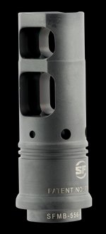 SureFire SFMB5561228 Muzzle Brake Suppressor Adapter 1/2-28 Ionbond DLC 5.56 NATO