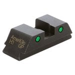 Ameriglo Classic Green Tritium 2-Dot rear sight w/ black outlines (Glock)