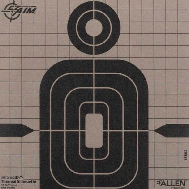 Allen EZ Aim 8" Thermal Silhouette Target (15802)