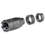 Ultradyne Athena Linear Compensator Muzzle Brake with Timing Nut 5.56mm 1/2-28 Thread Stainless Steel