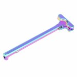 Guntec USA AR-15 Charging Handle Matte Rainbow PVD Coated
