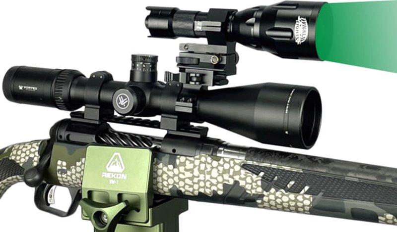 Wicked Hunting Lights A55iC LED Green Night Hunting Light Kit