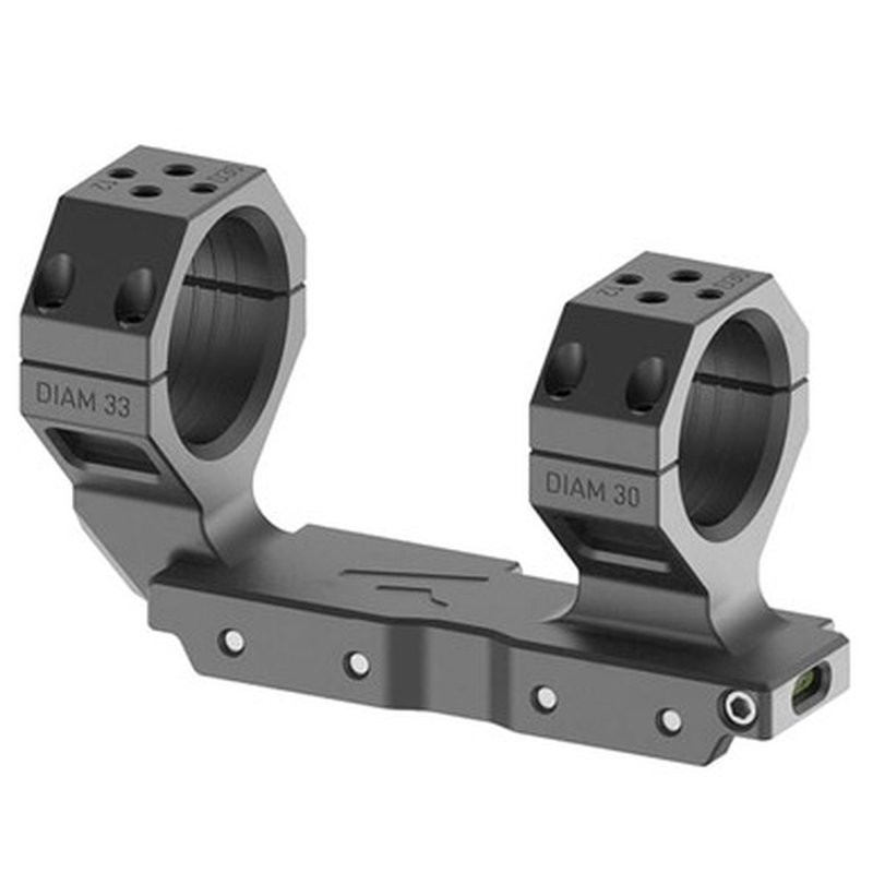 March Scopes March Shorty Scope Mount with Double Diameter 33/30mm Rings
