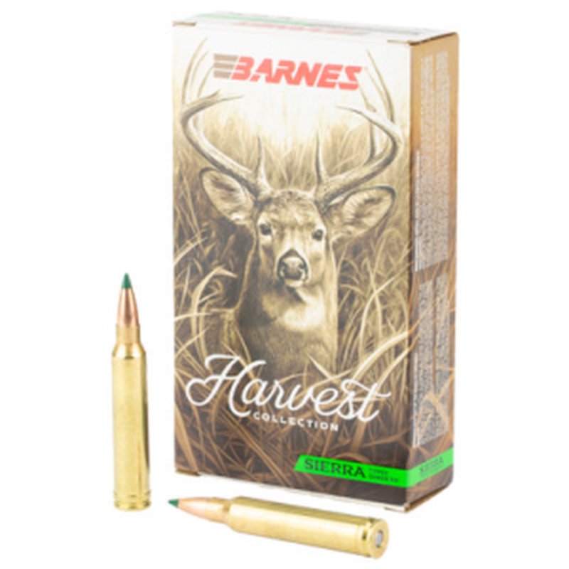 Barnes Bullets 32405 Harvest .300 Winchester Magnum 180gr Sierra Tipped GameKing Ammo (20 Rounds)