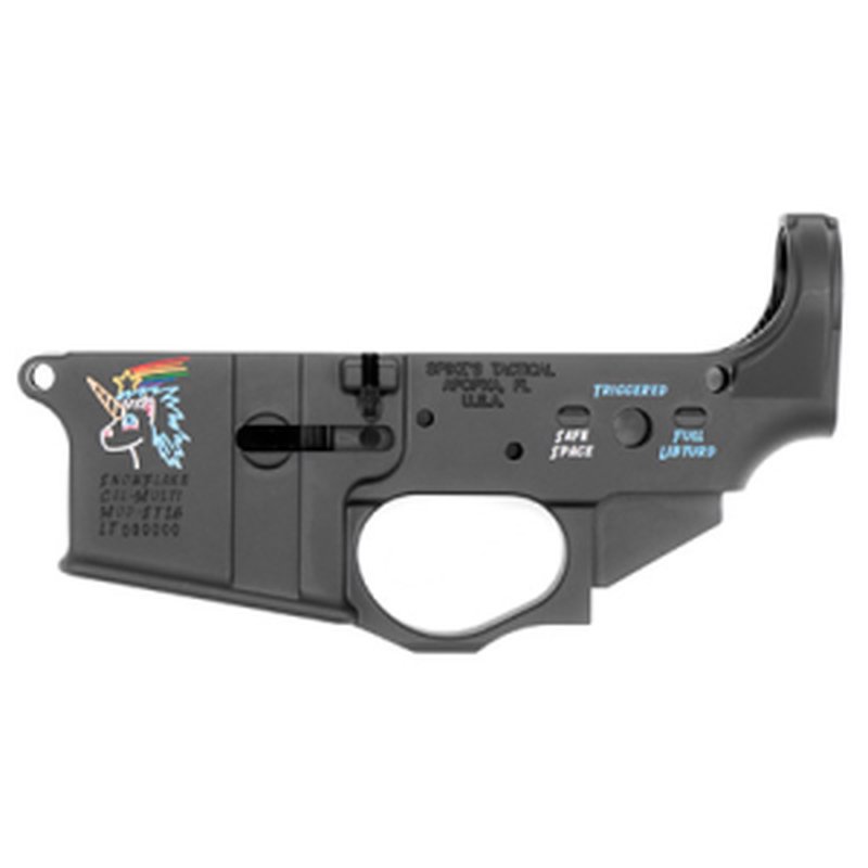 Spike's Tactical AR-15 Lower Receiver - Snowflake Color Filled