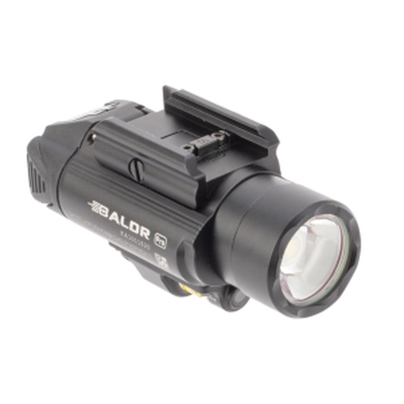 Olight Baldr Pro 1350 Lumen Pistol Flashlight with Green Laser Sight - Black