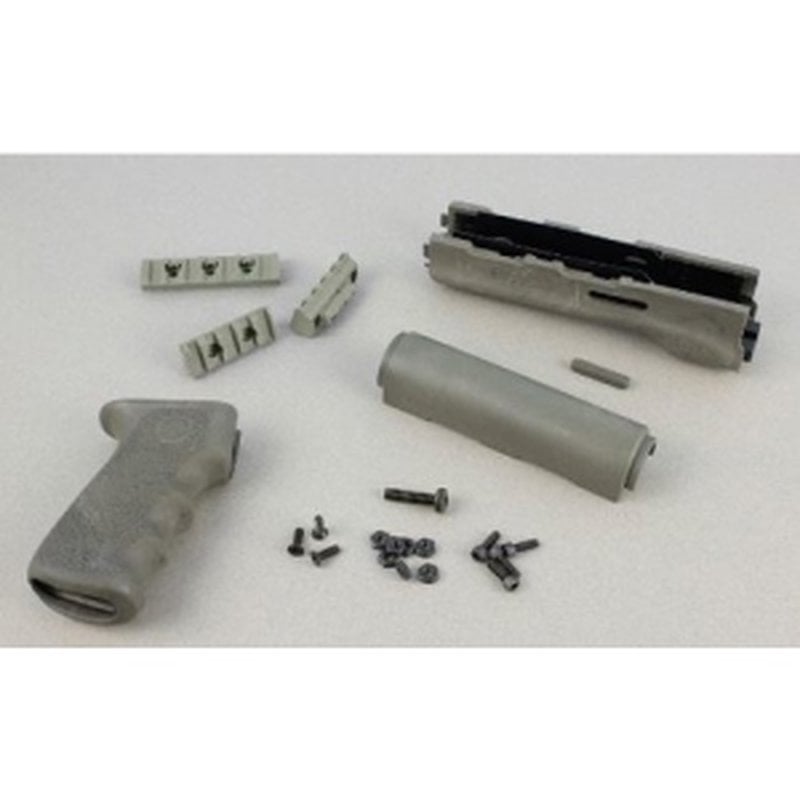 Hogue AK-47/AK-74 Longer Yugo OM Grip and Forend Kit, Ghillie (74818)