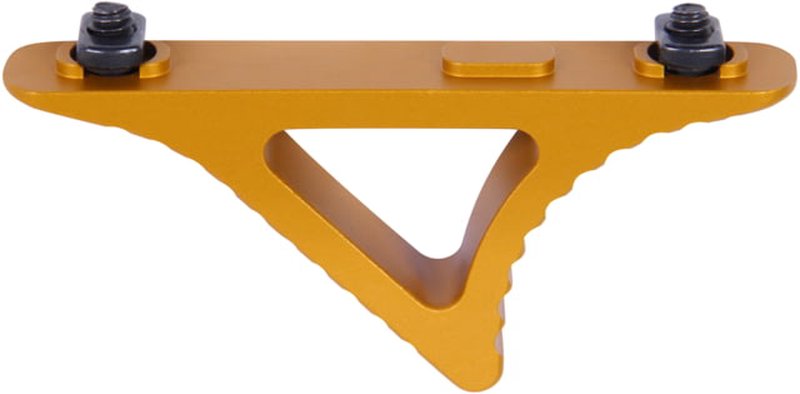 Guntec USA Skeletonized M-LOK Angled Foregrip, Anodized Orange