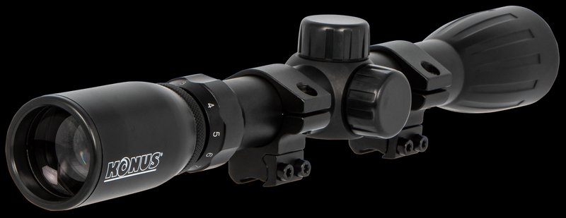 Konus KonusFire 3-9x32 Riflescope 1" 30/30 Reticle Rings Included