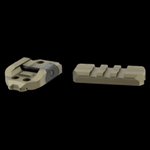 Strike Industries R.E.X. Riser Flat Dark Earth Picatinny Rail Aluminum