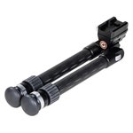 Gunwerks Elevate Ti Carbon Fiber Bipod Picatinny Mount 5-19 Inches Black