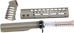Guntec USA AR-15 9in Pistol Brace Build Kit with Mil-Spec Buffer Tube