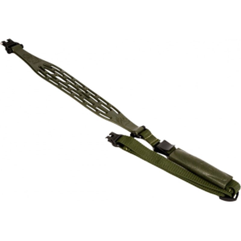 Limbsaver 12192 Kodiak-Air Sling made of OD Green NAVCOM Rubber with 2" W & Adjustable Design for Rifles