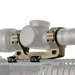 Reptilia AUS Optic Mount Rifle Scope 30mmx77mm Type III Hardcoat Anodized Clear Anodized