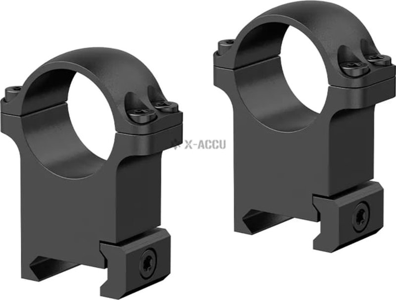 Vector Optics Steel Weaver Scope Rings, 1.25 in High Profile