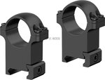 Vector Optics Steel Weaver Scope Rings, 1.25 in High Profile