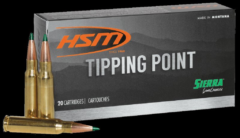 HSM Tipping Point .308 Win 165 Grain Sierra GameChanger Ammunition
