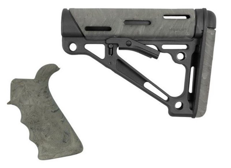 Hogue AR-15/M16 Kit Beavertail Grip & OverMold Collapsible Buttstock
