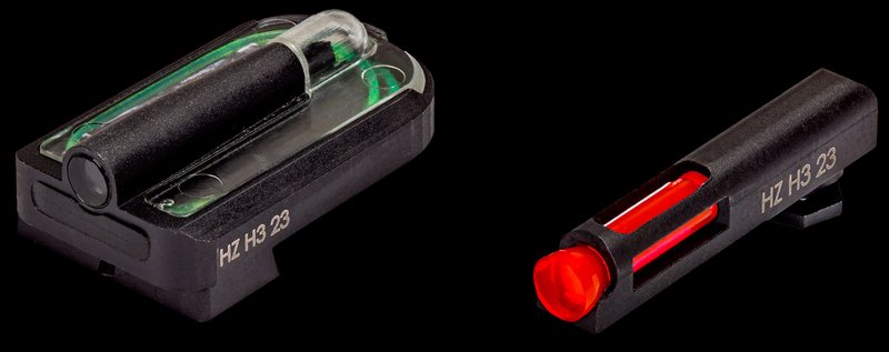 HIVIZ FASDOT H3 Red Front Green Rear Sight Set for Glock MOS