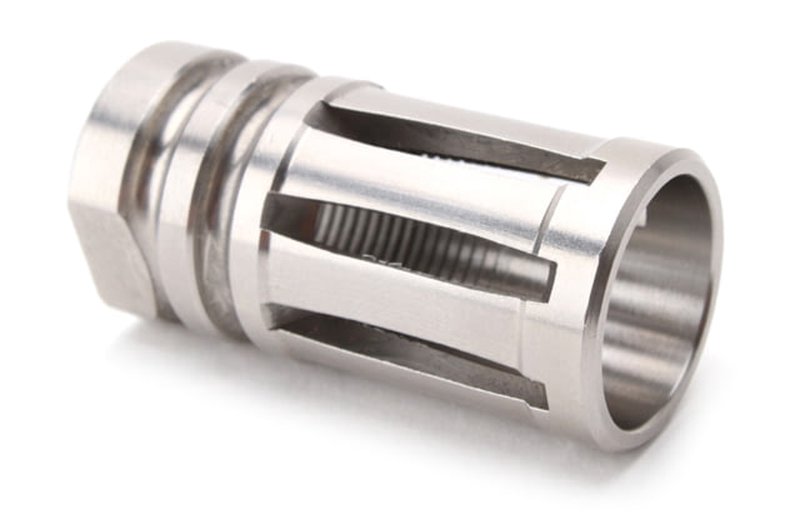 Tiger Rock AR-10 LR-308 Muzzle Brake 5/8x24 Stainless 5 Ports