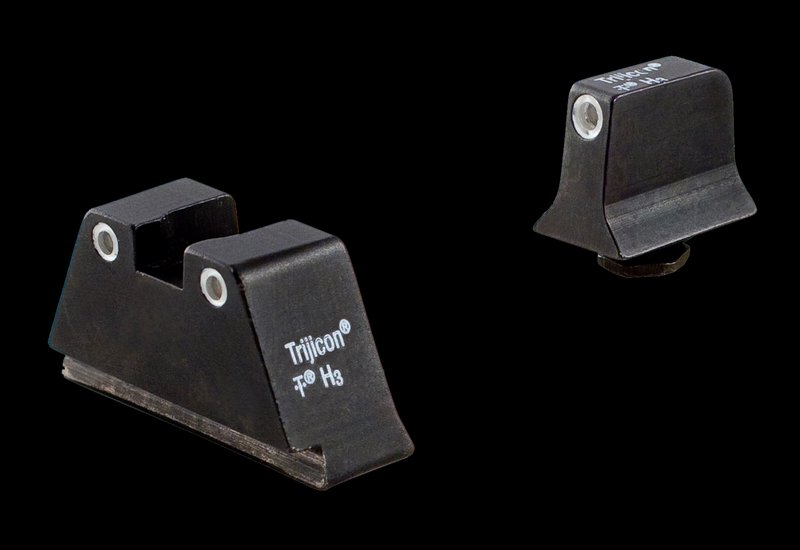 Trijicon 600649 Suppressor/Optic Height Sights Glock Front & Rear standard frame