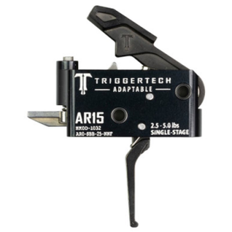 TriggerTech AR-15 Adaptable Trigger Single-Stage Flat PVD Black