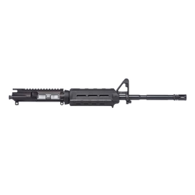 Aero Precision AR15 Complete Upper, 16" 5.56 Carbine Barrel with Pinned FSB, MOE Carbine - Anodized Black