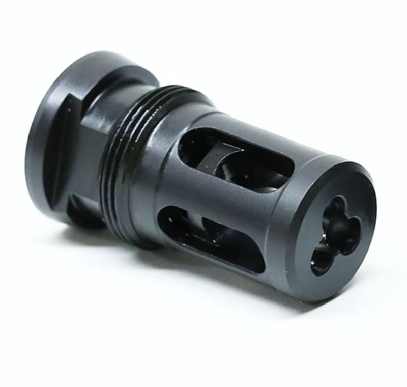 Griffin Armament Taper Mount Hammer Barrel Compensator .22/5.56 1/2x28 Black