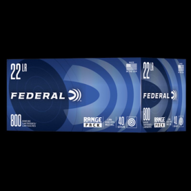 Federal Champion Training 22LR 40 Grain Lead RN 800-Round Range Pack