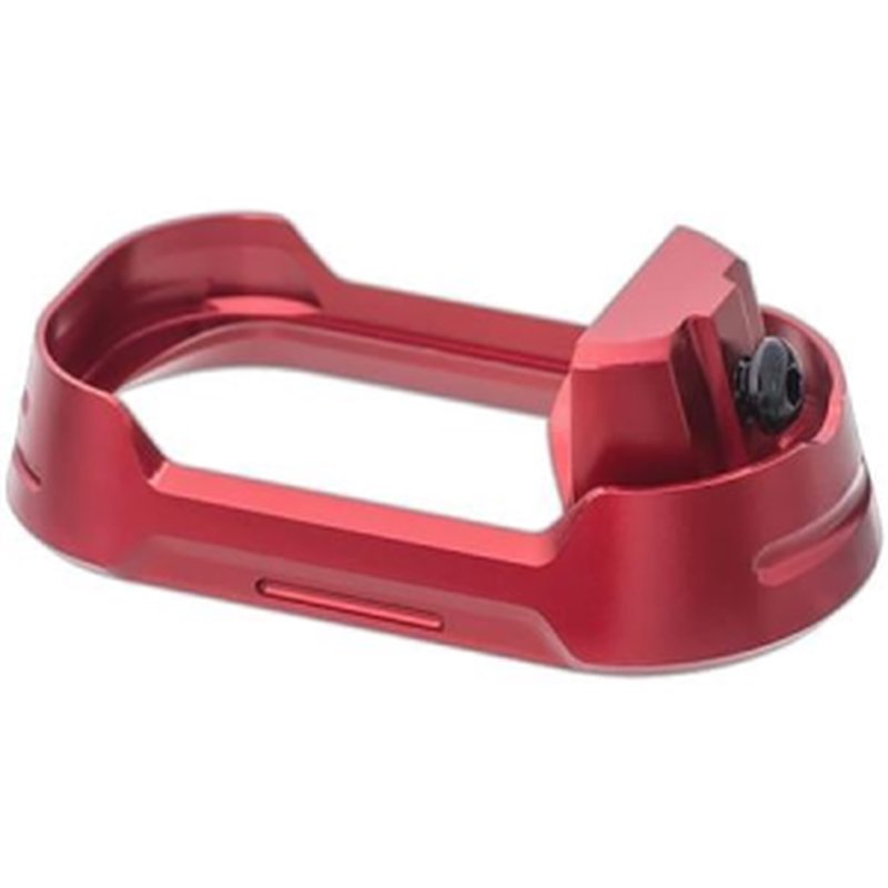 Tyrant CNC Glock 19 Gen 3-4 Magwell, Red Aluminum