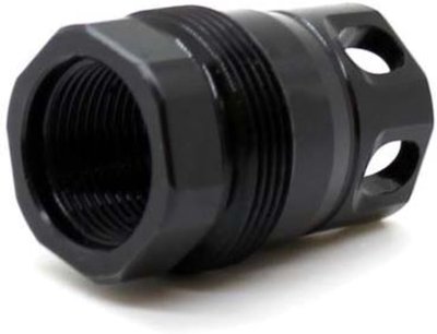 Kaw Valley Precision Plan B Muzzle Brake .45 Caliber 1/2x36 Black