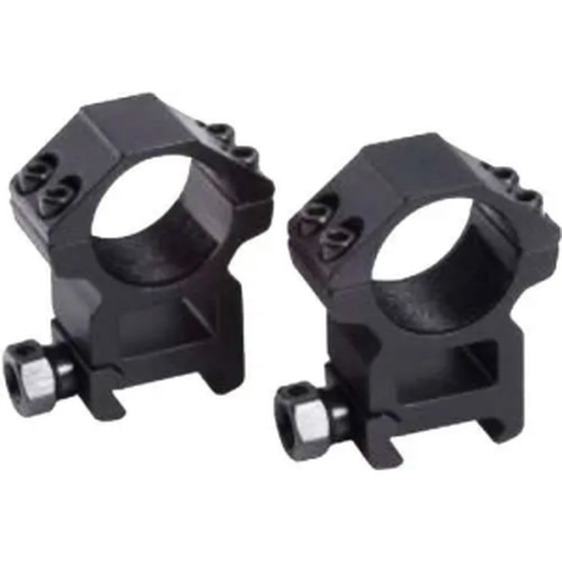 Traditions TRAD Rings 1 Extra High Tac Black 4 Screw Scope Rings