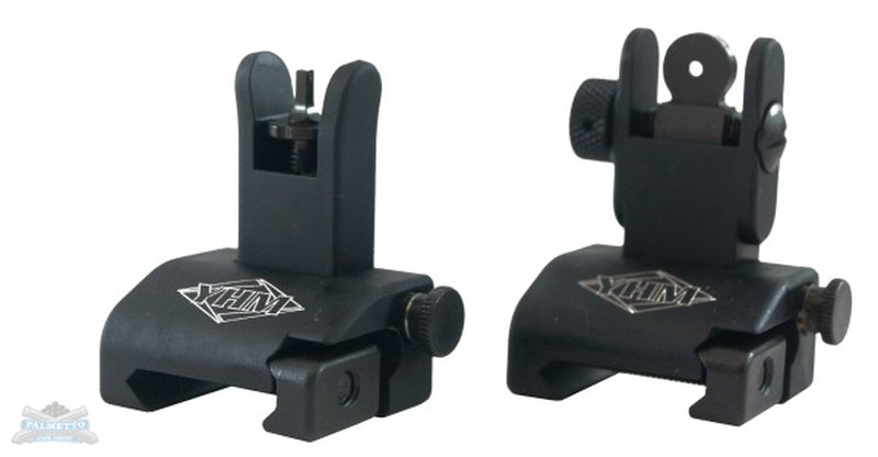 Yankee Hill Q.D.S. AR-15 Iron Sights Same Plane System Set Flip Up