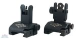 Yankee Hill Q.D.S. AR-15 Iron Sights Same Plane System Set Flip Up