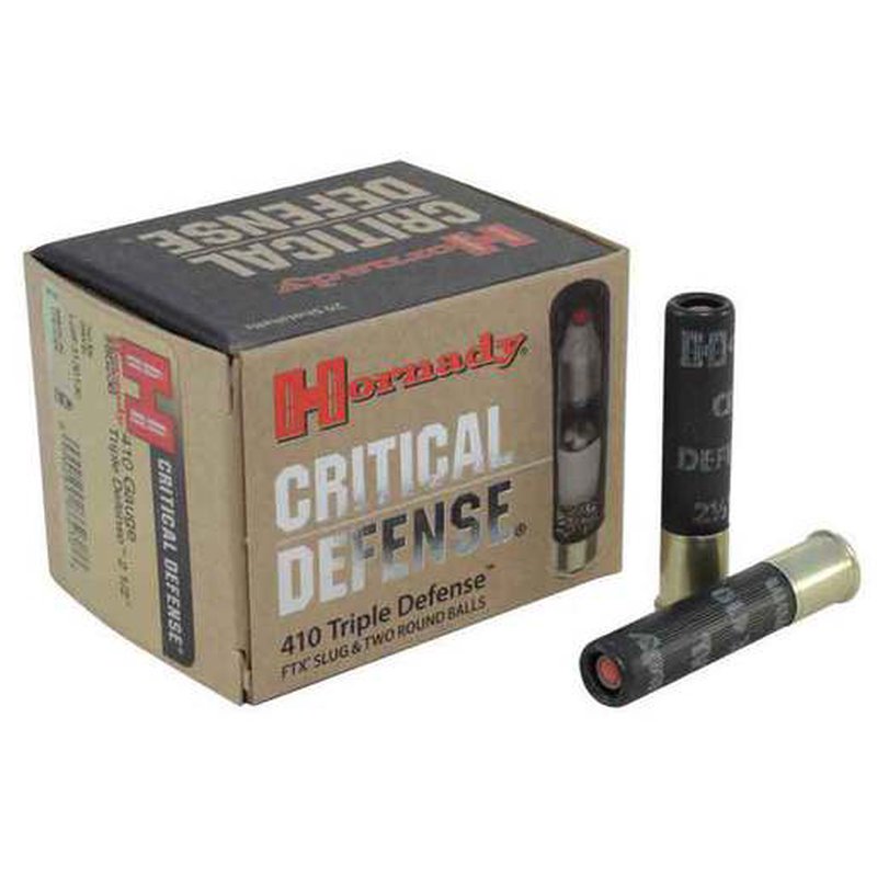 Hornady Critical Defense 410 Gauge 2-1/2in Defense Slug Ammo (20 Rounds)