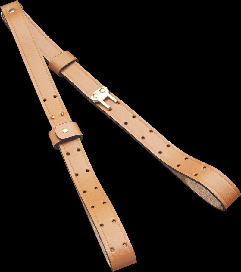 Butler Creek 26112 Military Carry Strap Leather Sling 44 Inch Brown