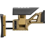 FN 20100567 SSR Rear Stock Assembly FDE Aluminum, Fully Adjustable for FN Scar 16S/17S
