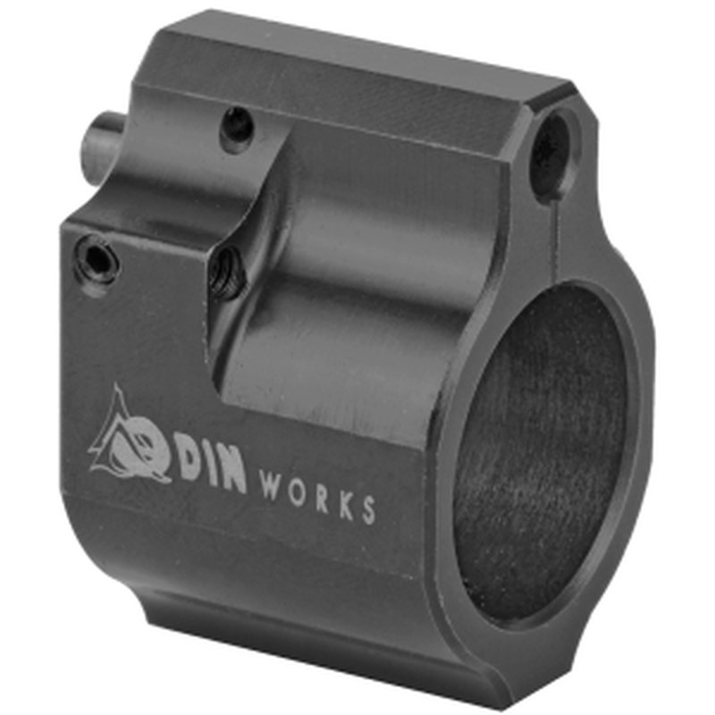 ODIN Works Adjustable Low Profile Gas Block .750 Diameter Black GB-ADJ