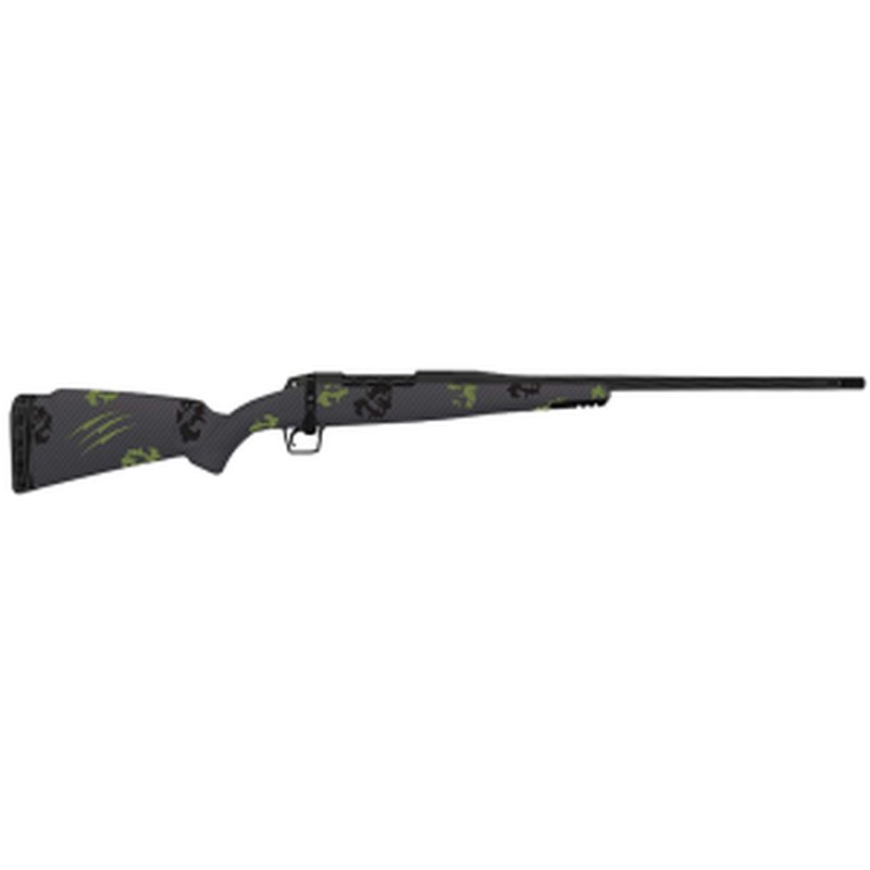 Fierce Firearms TWROG300WIN24BF Twisted Rogue 300 Win Threaded Barrel Receiver Forest Cam Carbon Fiber Stock
