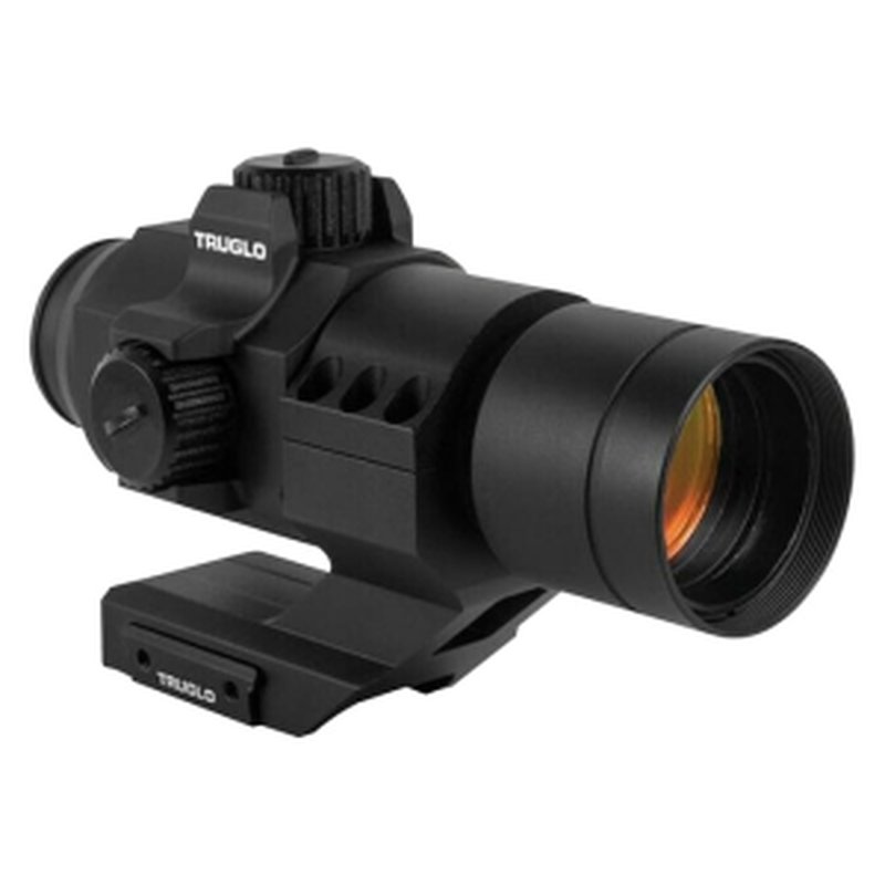 TruGlo TG-8335GN Ignite Black Anodized 1x30mm 2 MOA Illuminated Green Dot Reticle Features Cantilever Picatinny Rail Mount
