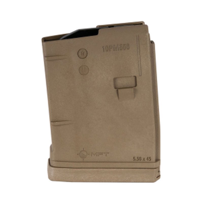 Mission First Tactical 10rd Polymer AR-15 Magazine 5.56 NATO Scorched Dark Earth