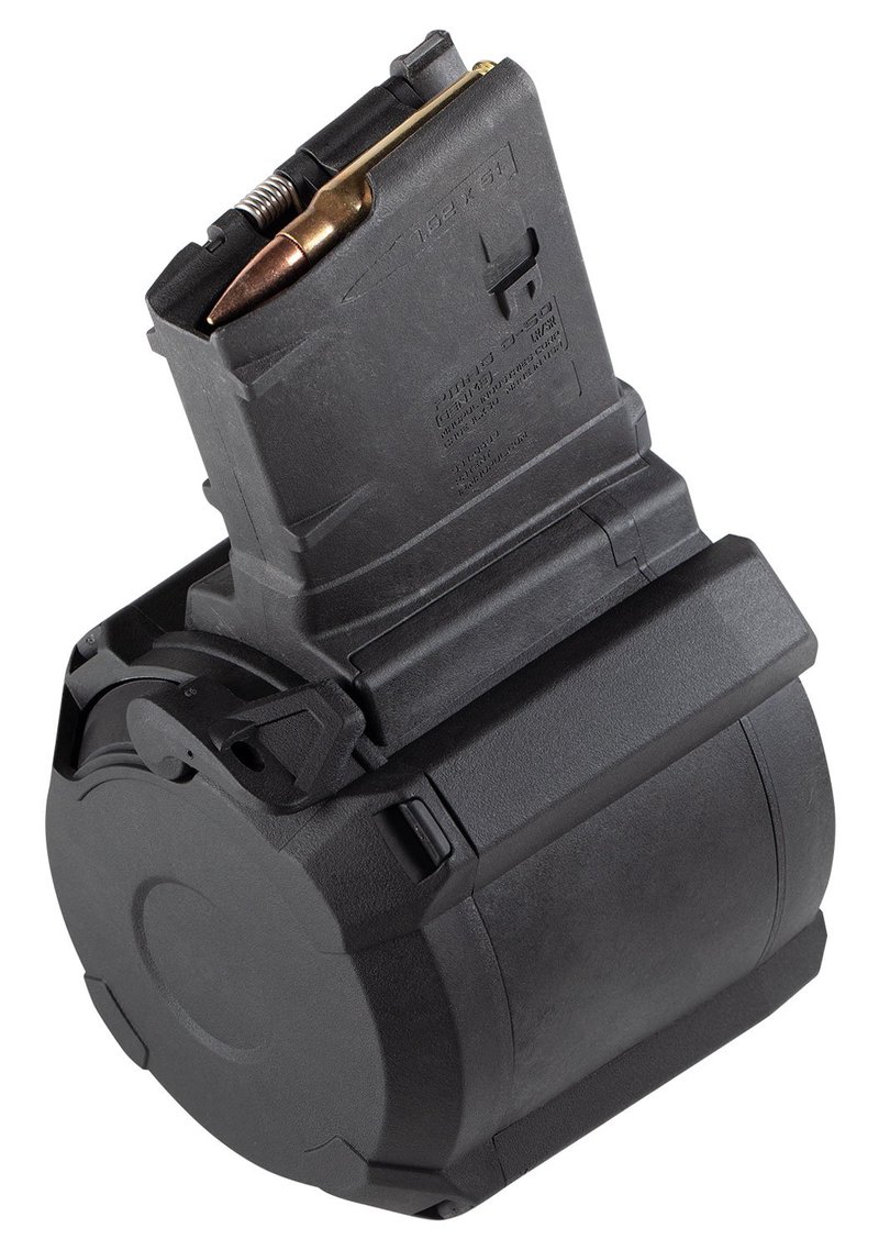 Magpul PMAG D-50 50rd Drum Magazine SR25/M110 7.62x51 .308