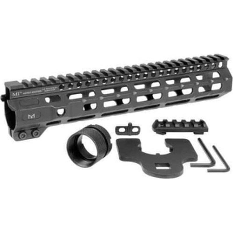 Midwest Industries MICRM105 Combat M-LOK Free Float Handguard, 10.50 in, Black