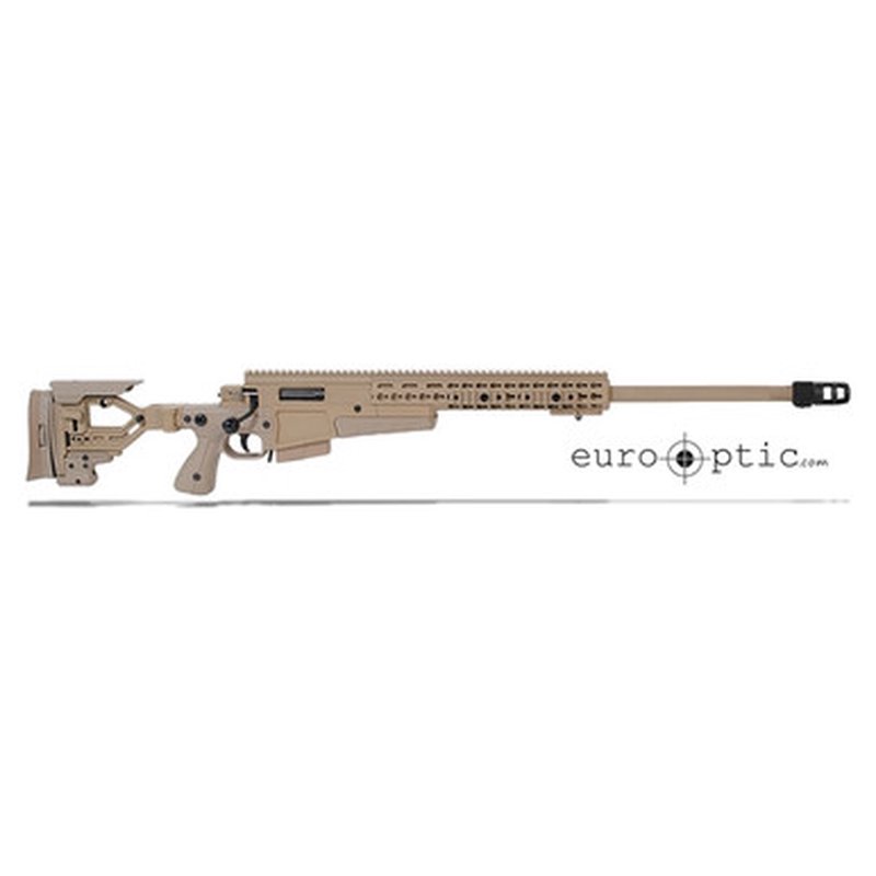 Accuracy International AX .308 Winchester 26 Inch Rifle Pale Brown Stock Threaded Barrel Muzzle Brake