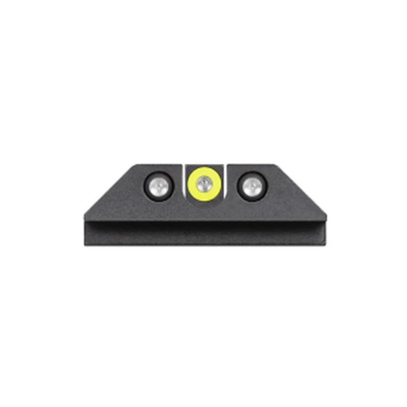 Night Fision GLK-001-007-YGZG Glock Night Sight Set (Yellow Front Ring, Black U-Notch Rear)