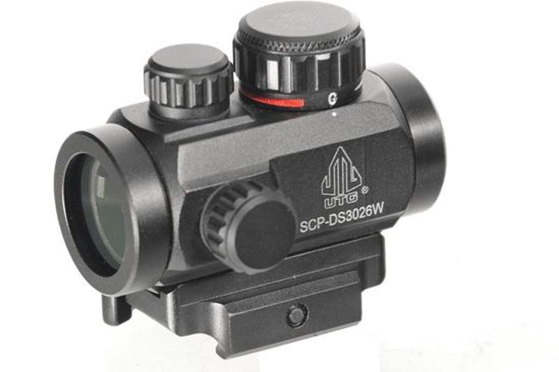 Leapers UTG 2.6in ITA Red/Green CQB Micro Dot w/ Integral QD Mount SCP-DS3026W